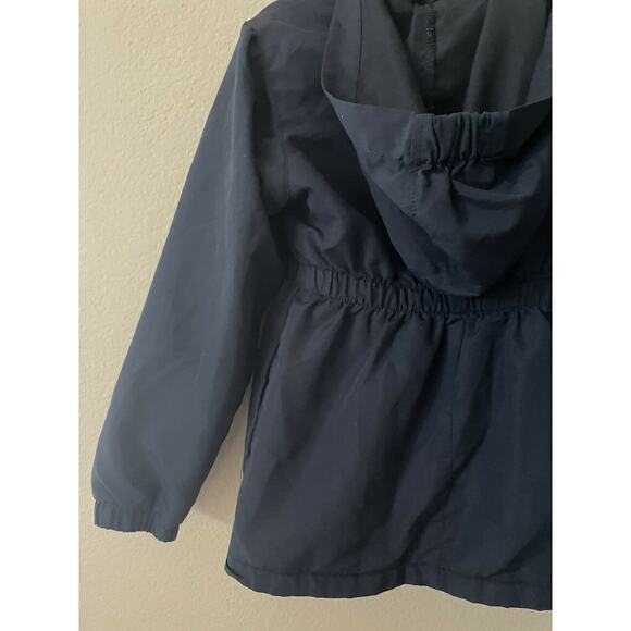 George Blue Uniform Fleece Lined Hooded Nylon Girls' Parka Jacket Size XS 4-5 - Picture 6 of 12